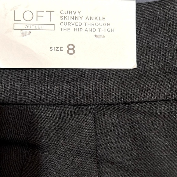 NWT Loft Curvy Skinny Ankle Pants | Women’s Size 8 - Picture 2 of 4